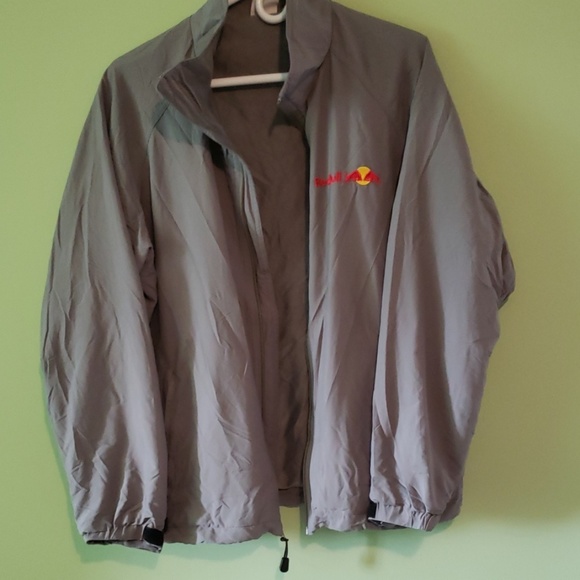 Red Bull Jackets \u0026 Coats | Red Bull Windbreaker | Color: Gray | Size: L | Jennywhite479's Closet